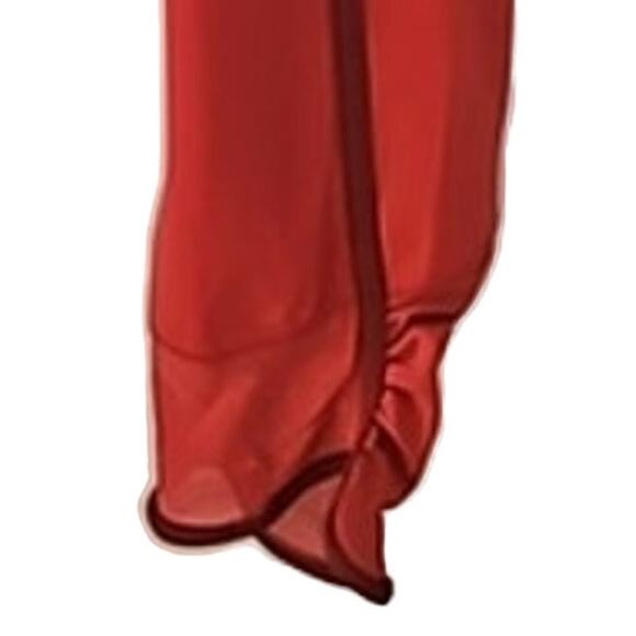 Athleta Women's High-Rise Crop Leggings w/ Mesh Panels - Size M Watermelon - Picture 7 of 9